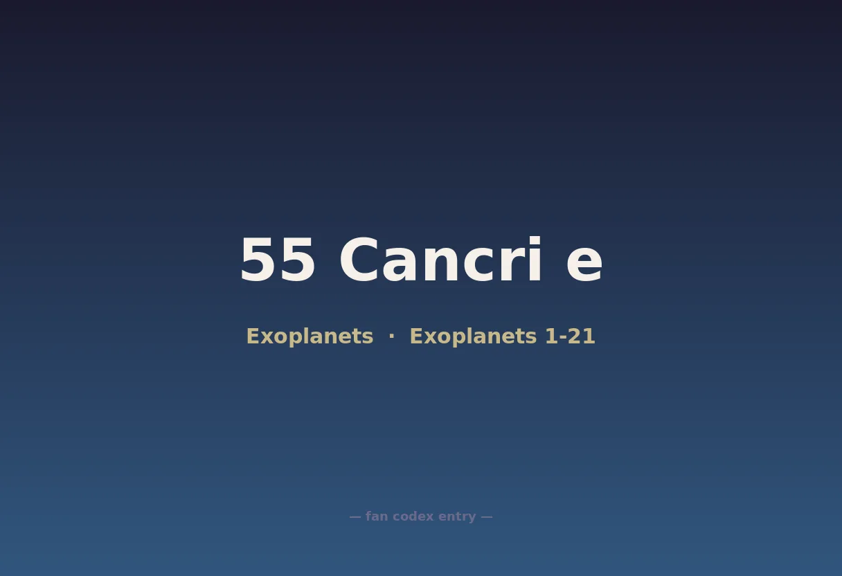 55 Cancri e