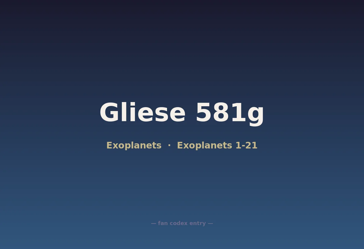 Gliese 581g