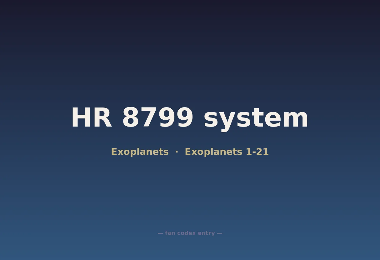 HR 8799 system