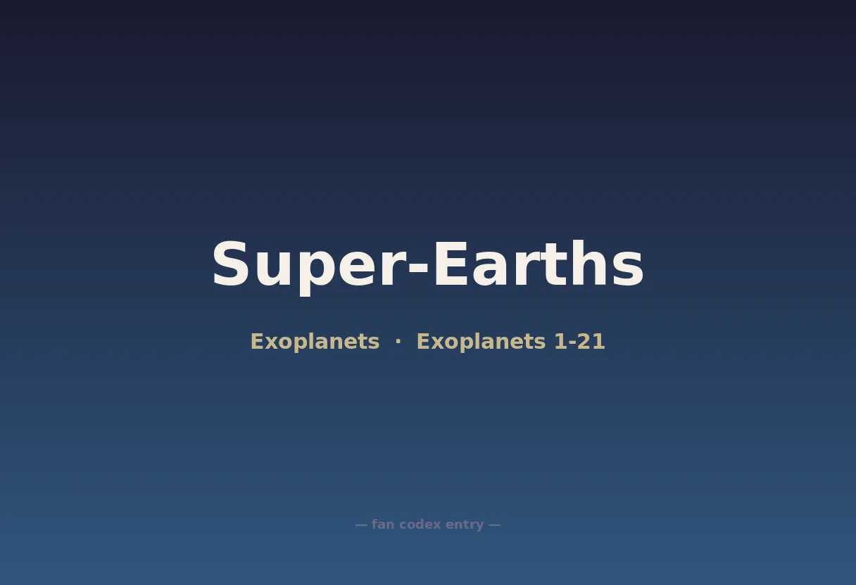 Super-Earths